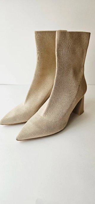 Botines Zara T.36 Beige