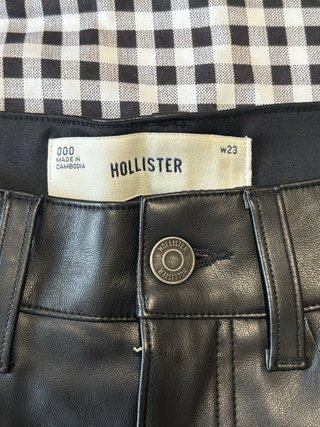 Falda cuero Hollister Y2K Talla XS