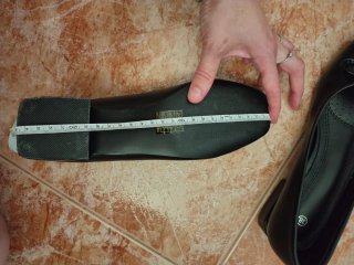 Manoletinas tacón bajo negras talla 38
