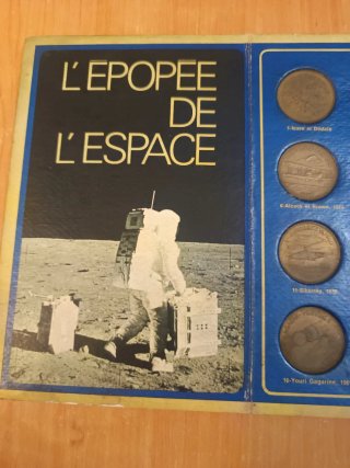 Colección de monedas L'Epopee de L'Espace