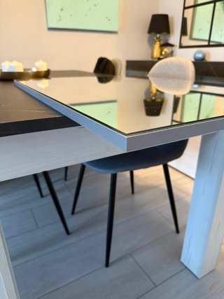 Espejo rectangular plateado