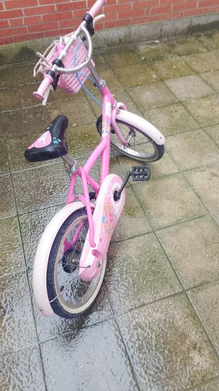 Bicicleta infantil rosa