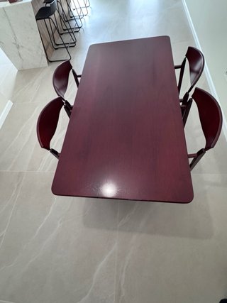 Mesa comedor extensible + 4 sillas