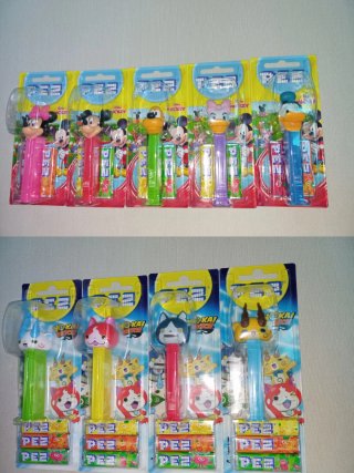 COLECCIÓN DE 51 DISPENSADORES PEZ NUEVOS