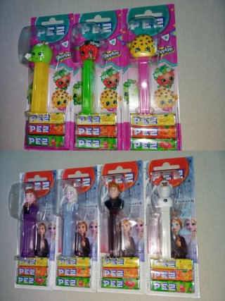 COLECCIÓN DE 51 DISPENSADORES PEZ NUEVOS