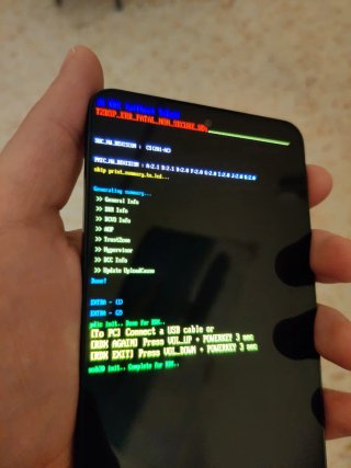 Samsung s25 edge (schermata di errore)