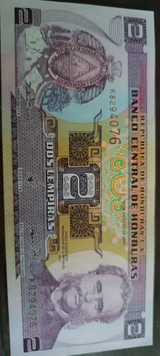 Billetes de Honduras Lempiras
