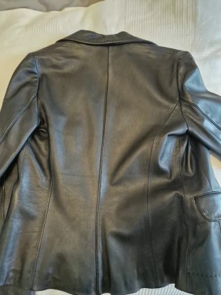 Americana MNG Piel Negra Talla M