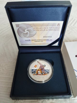 Estuche Plata Equipo Olímpico Español 2026