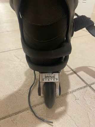 Patines en línea Oxelo negros y azules T41