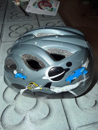 Casco bici infantil espacial