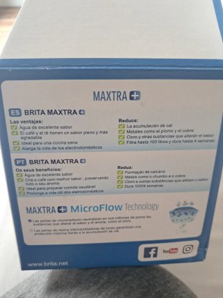 Pack 4 Cartuchos BRITA MAXTRA.