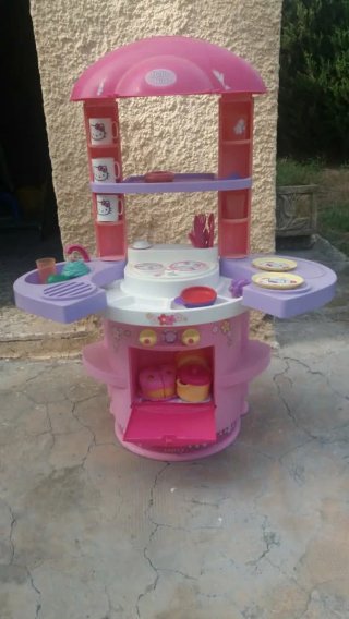 Cocina Juguete Hello Kitty Rosa