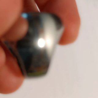 Anillo Calvin Klein Negro y Plateado