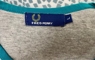 Camiseta Fred Perry Mujer Talla L color gris