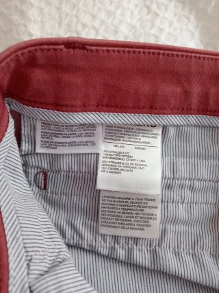 Pantalón Docker Rosa/Rojo