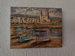 Pintura al óleo original firmada Solsona