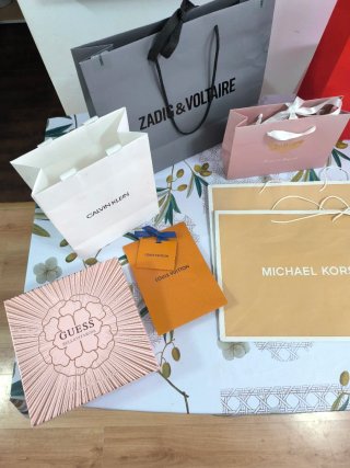 Lote 10 Bolsas de Papel de Lujo