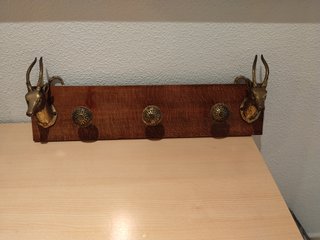 Perchero Vintage Madera y Metal