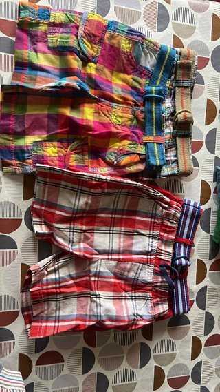 Pack  4 pantalones Cortos Bebé 12-18 Meses