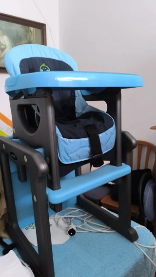 Trona Jane color azul y gris