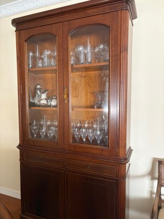 Mesa de comedor extensible de madera