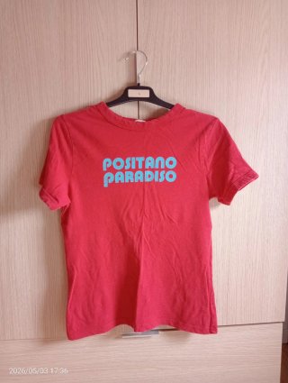 Camiseta Zara Roja Talla M Nueva