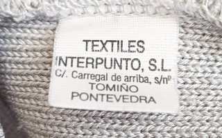 Chaqueta de punto gris XL