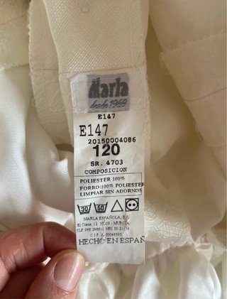 Vestido de Comunión Blanco Niña