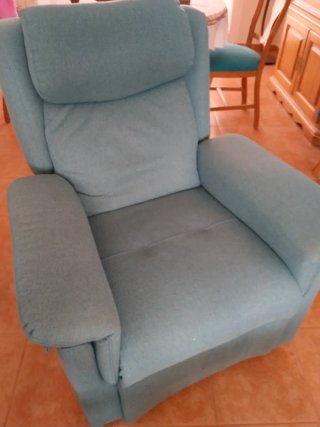 Butaca individual reclinable.