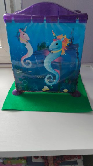 Acuario 15L Morado