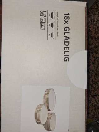 Juego Vajilla IKEA GLADELIG 18 Piezas NUEVA 30€