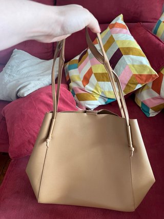Bolso shopper marrón nuevo
