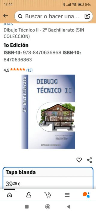 Dibujo técnico II, 2o Bachillerato
