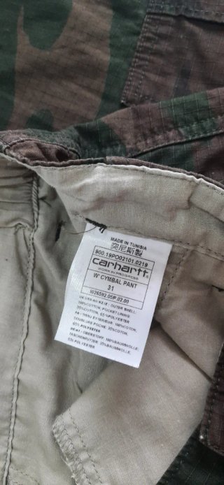 Pantalón Carhartt Camuflaje Talla XL