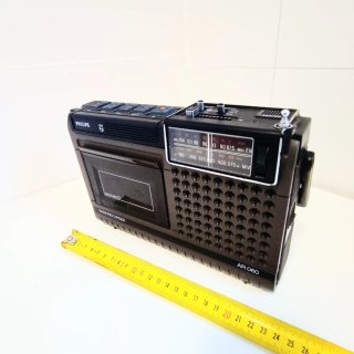 Radio Cassette Philips AR 060 Marrón Vintage