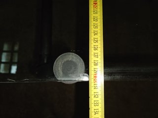 Mostrador de tienda de cristal y metal
