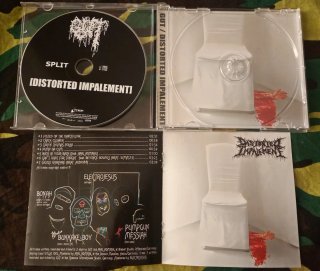 GUT / Distorted Impalament 2007  Split Cd álbum