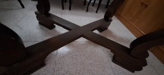 Mesa comedor antigua madera
