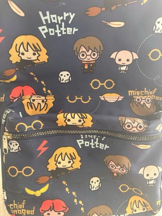 Mochila Escolar Harry Potter Azul