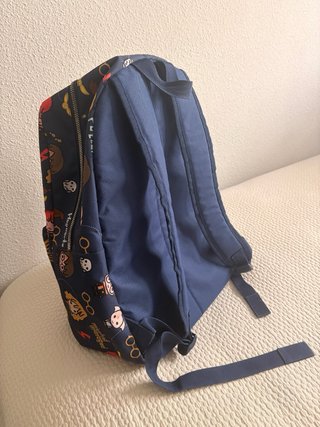 Mochila Escolar Harry Potter Azul
