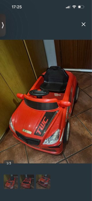 Coche infantil rojo TWC