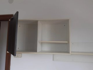 Mueble Salón Modular Blanco y Marrón