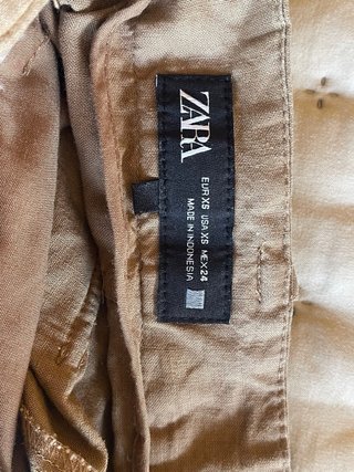 Falda pantalón Zara marrón