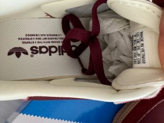 Zapatilla Adidas Samba Roja y Blanca
