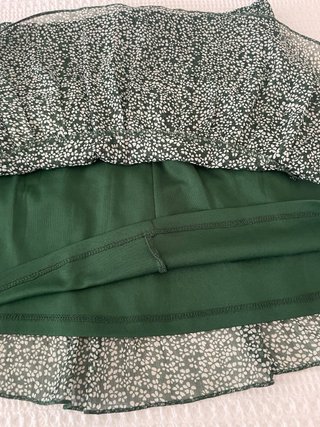 Falda Green Coast floral