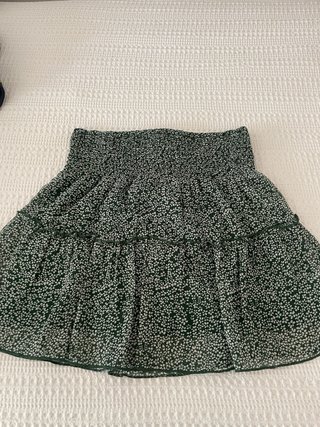 Falda Green Coast floral