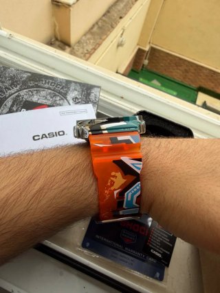 Reloj Naranja multicolor