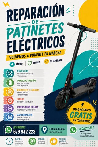 Reparación de Patinetes Electricos