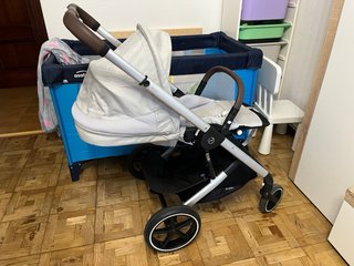 Silla Cybex Balios S Lux + Capazo + Saco